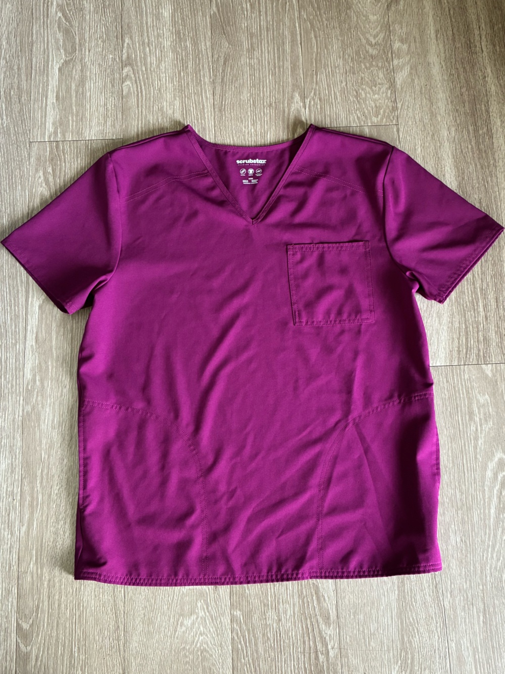 Scrubstar V-Neck Scrub Top with 3 Pockets